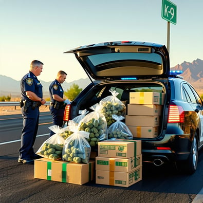 Troopers seize more than 1,000 pounds of marijuana and edibles during traffic stop