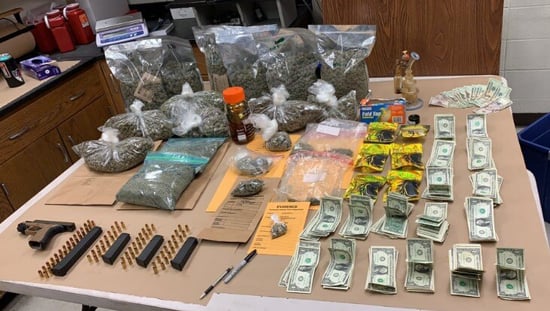 Police find stash of Marijuana after mistaken text to officer