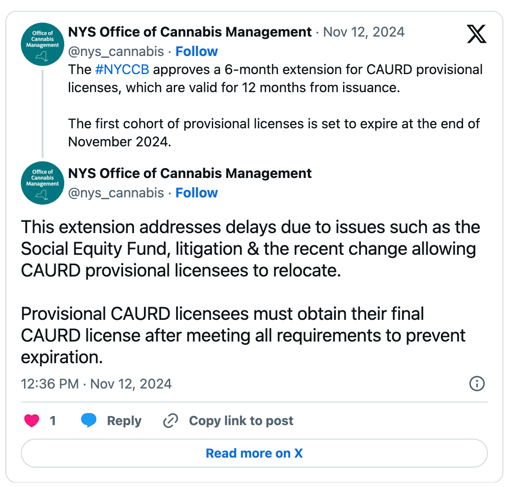 NYS Office of Cannabis Mgmt